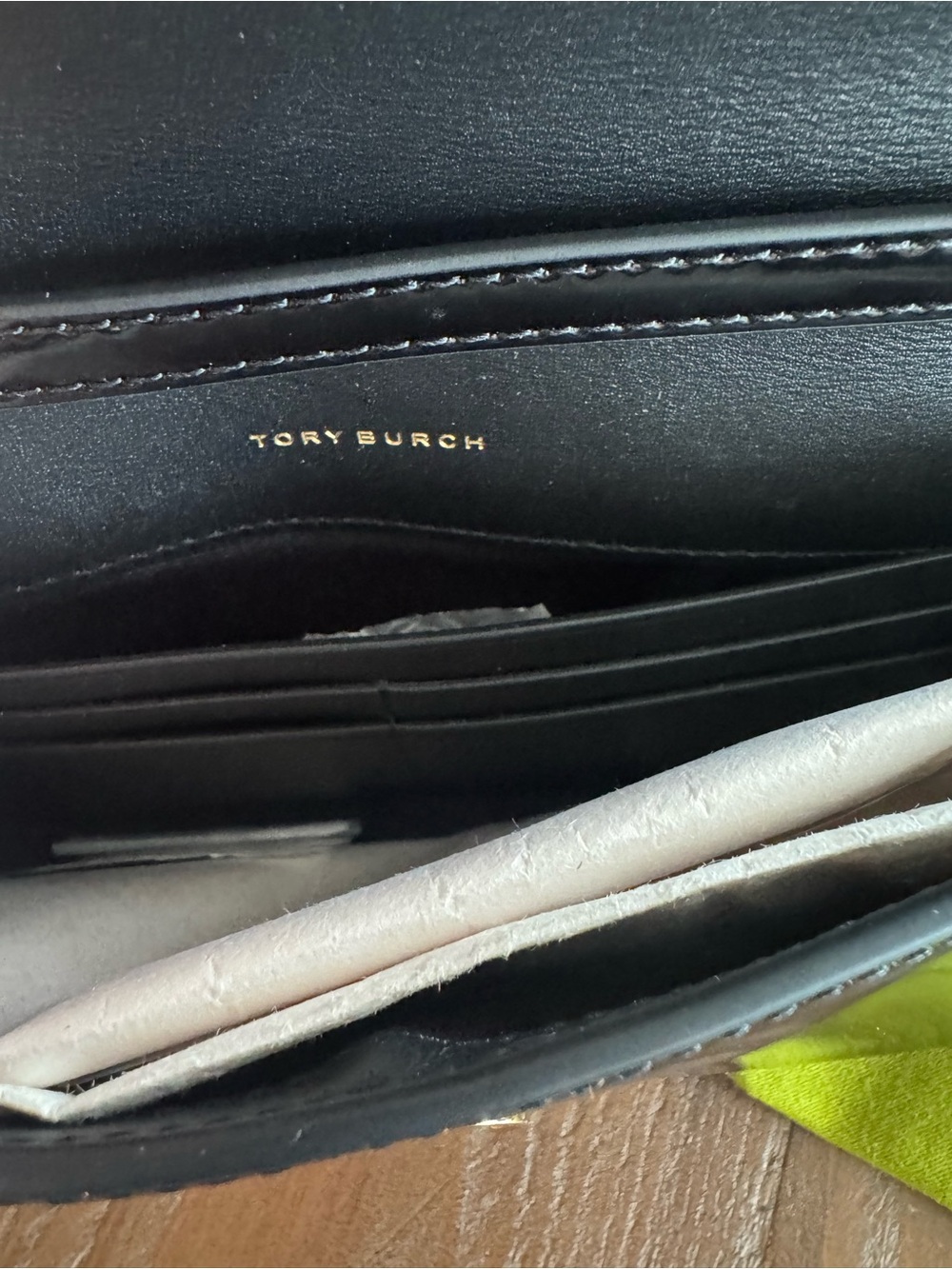 Tory Burch Black Leather Top-Handle Shoulder with Dust Bag - Picture 14 of 16